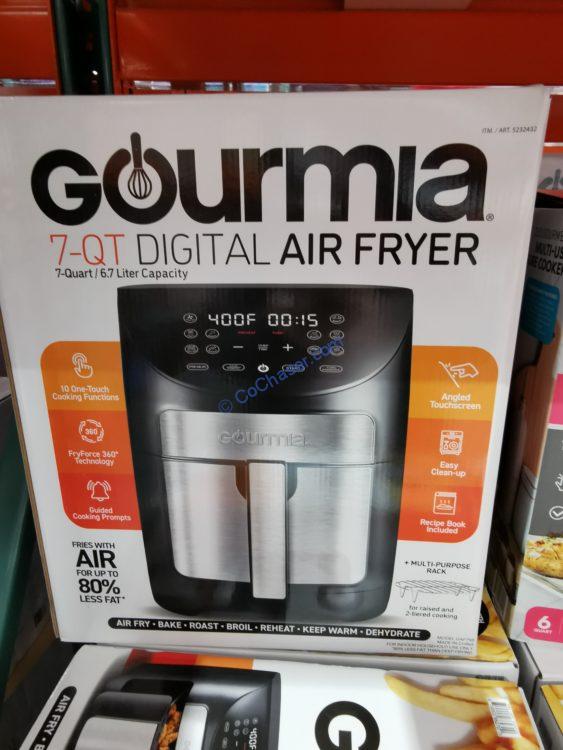 Gourmia 7 Quart Digital Air Fryer With Auto Shut-off 