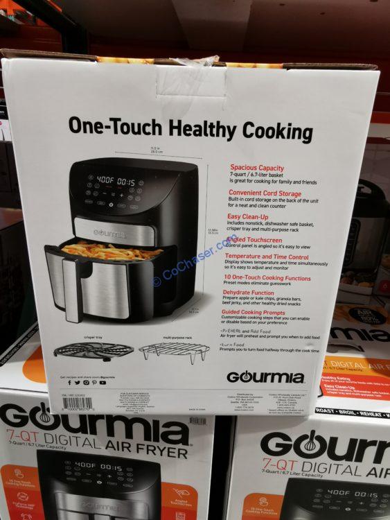 Gourmia 7 Quart Digital Air Fryer, ModelGAF798 CostcoChaser