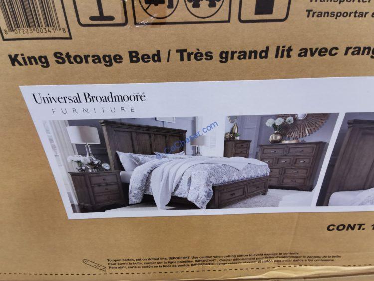 Universal Broadmoore Taylor Storage Bed, King or Queen CostcoChaser