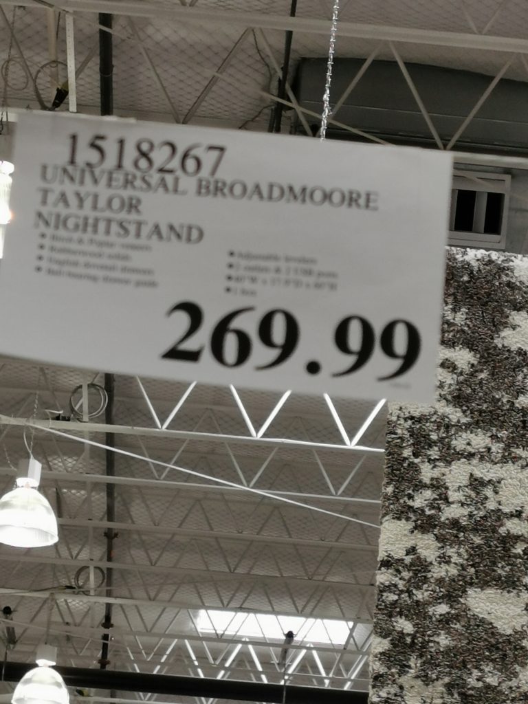Costco1518267UniversalBroadmooreTaylorNightstandtag CostcoChaser