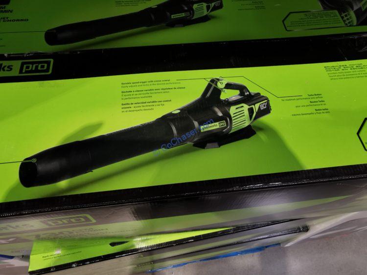 Greenworks 80V Jet Blower 170 MPH/730 CFM with (2) 2Ah Batteries