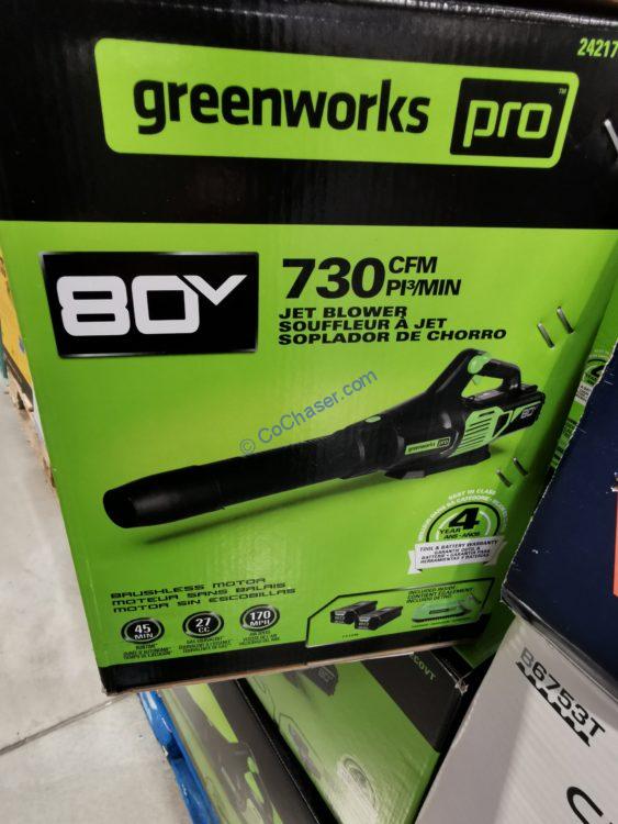 Greenworks 80V Jet Blower 170 MPH/730 CFM with (2) 2Ah Batteries â CostcoChaser