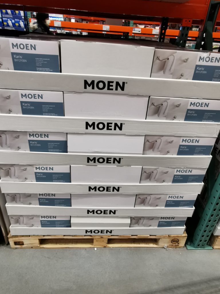 Costco1525641MoenKarisBrushedNickel4pieceBathHardwareKitall