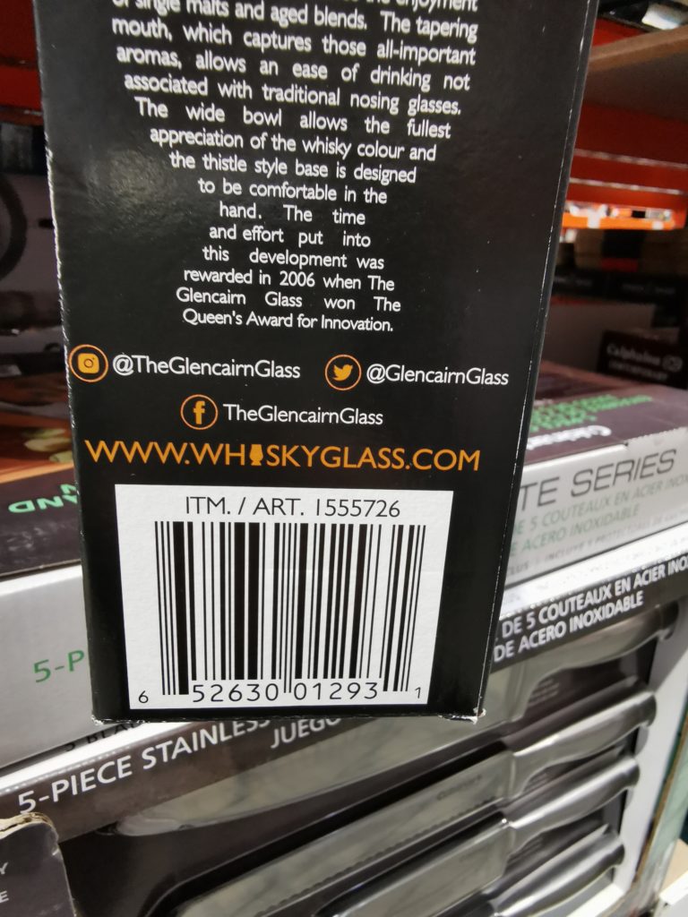 Costco1555726 StolzleCrystalGlencairnWhiskeyGlassbar CostcoChaser