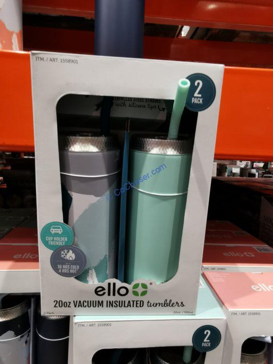 ELLO Tumblers with Straws 2-Pack