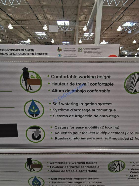 Costco1571686CedarCraftSpruceSelfWateringPlanter CostcoChaser