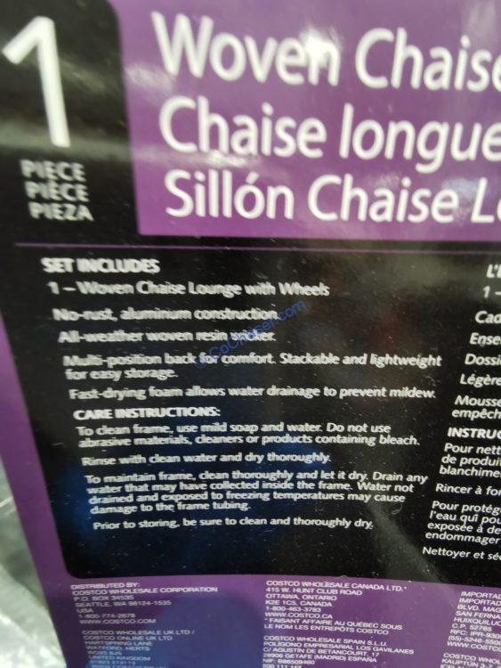 Costco2127210WovenChaiseLoungewithWheels3 CostcoChaser