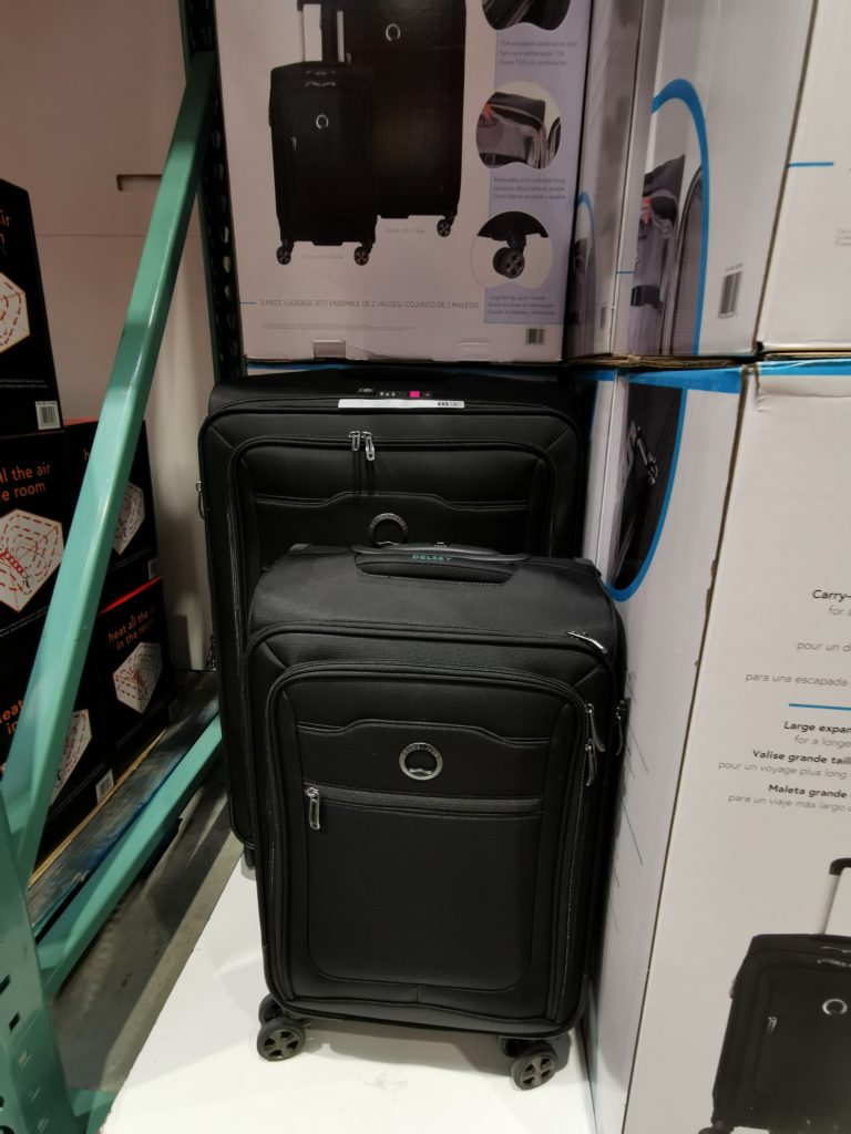 Delsey Paris 2Piece Softside Spinner Luggage Set CostcoChaser