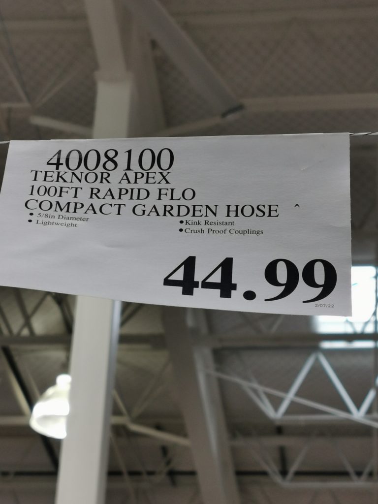 TEKNOR 100 FT Rapid FLO Garden Hose CostcoChaser