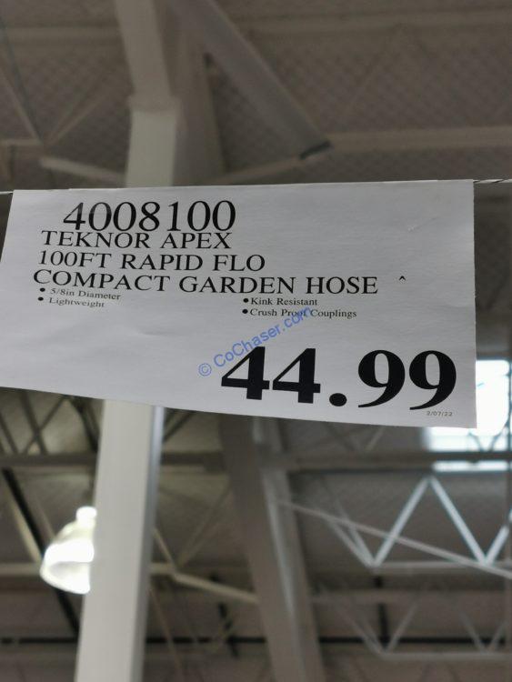 TEKNOR 100 FT Rapid FLO Garden Hose CostcoChaser