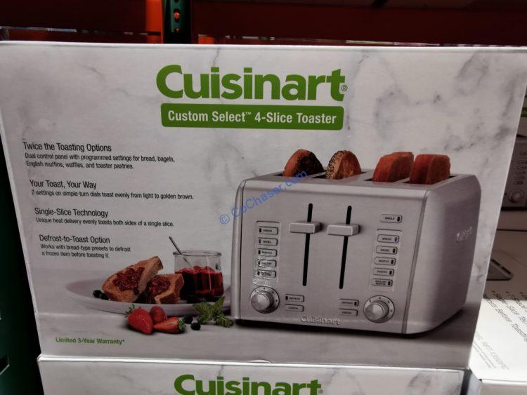 Cuisinart Custom Select 4-Slice Toaster, Model#RBT-1350PC