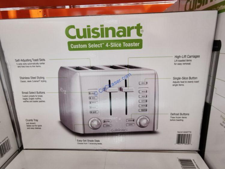 Costco4440772CuisinartCustomSelect4SliceToaster2 CostcoChaser