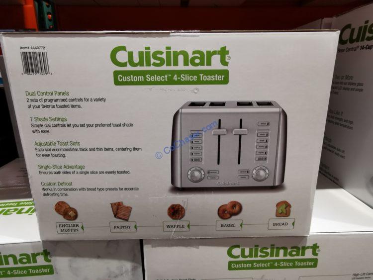Cuisinart Custom Select 4Slice Toaster, ModelRBT1350PC CostcoChaser