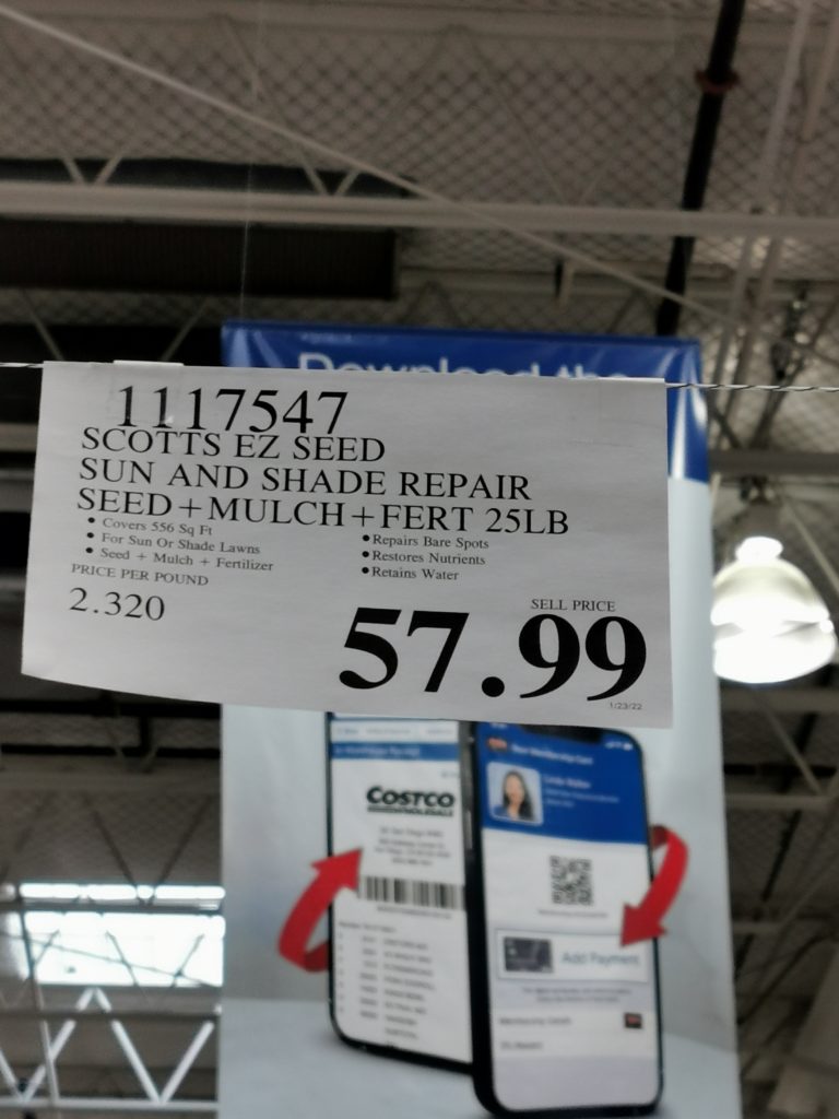 Costco1117547ScottsEZSeedSunShadeRepairSeedMulchFerttag