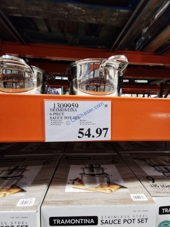 Costco-1309959-Tramontina-6-Piece-Stackable-Sauce-Pot-Set-tag1