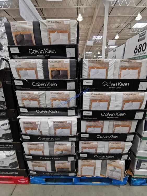 Calvin Klein Modern Cotton 4PC Sheet Set, Queen or King