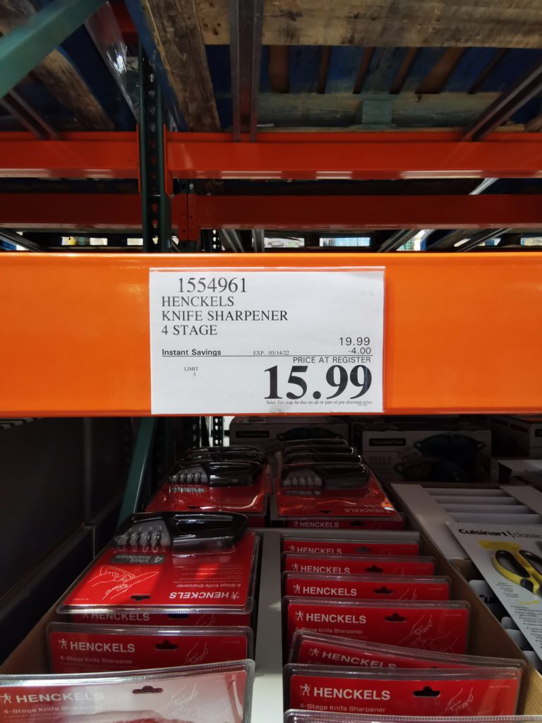 Costco1554961Henckels4StageKnifeSharpenertag CostcoChaser