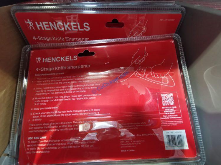 Henckels 4 Stage Knife Sharpener CostcoChaser