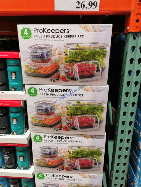 4-piece ProKeeper Fresh Produce Keeper Set – Storage Steals & Daily Deals
