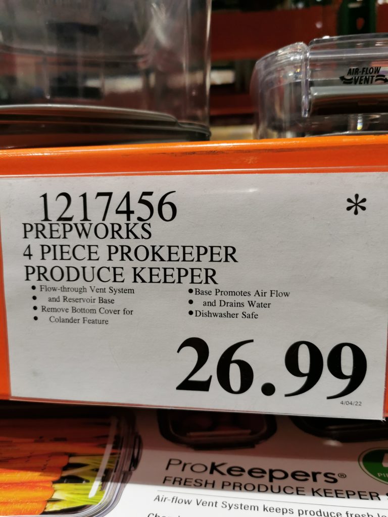 Progressive 4Piece Produce Keeper CostcoChaser