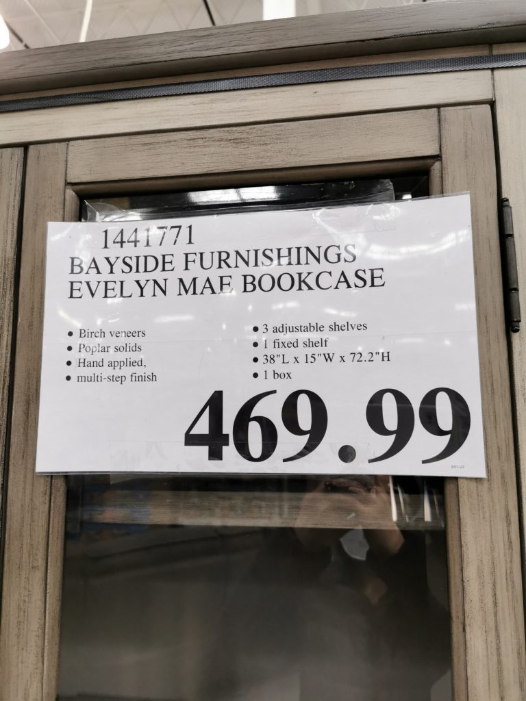 Costco1441771BaysideFurnishingsEvelynMae72Bookcasetag