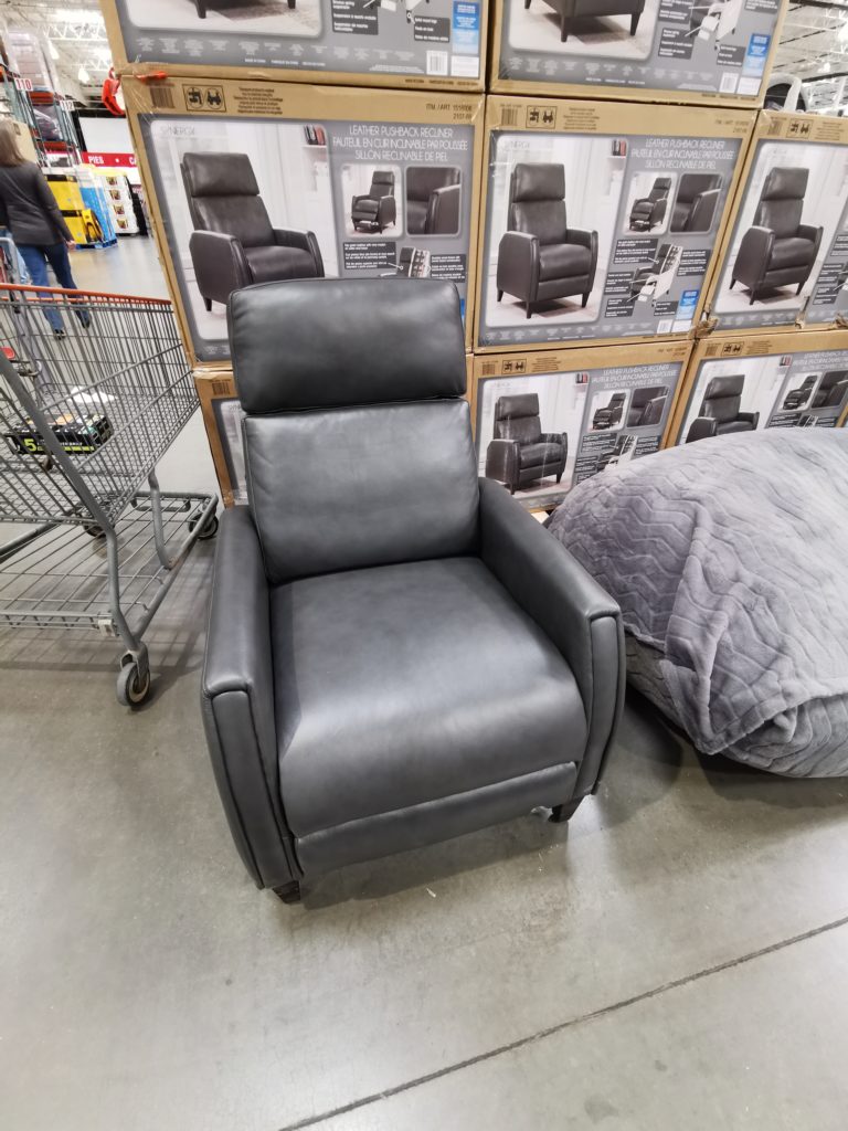 Costco1518006SynergyHomeDecklynLeatherPushbackRecliner