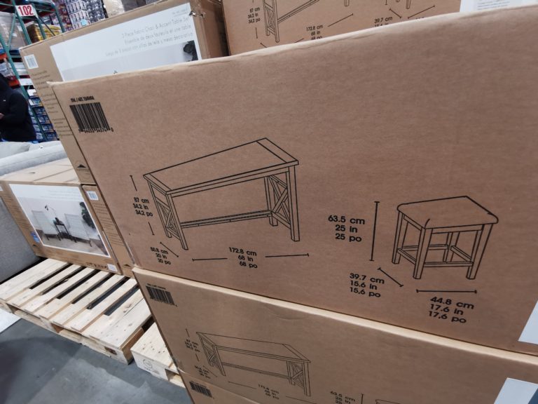 Costco1549494BaysideFurnishingsLangston4pieceSofaTableSetsize