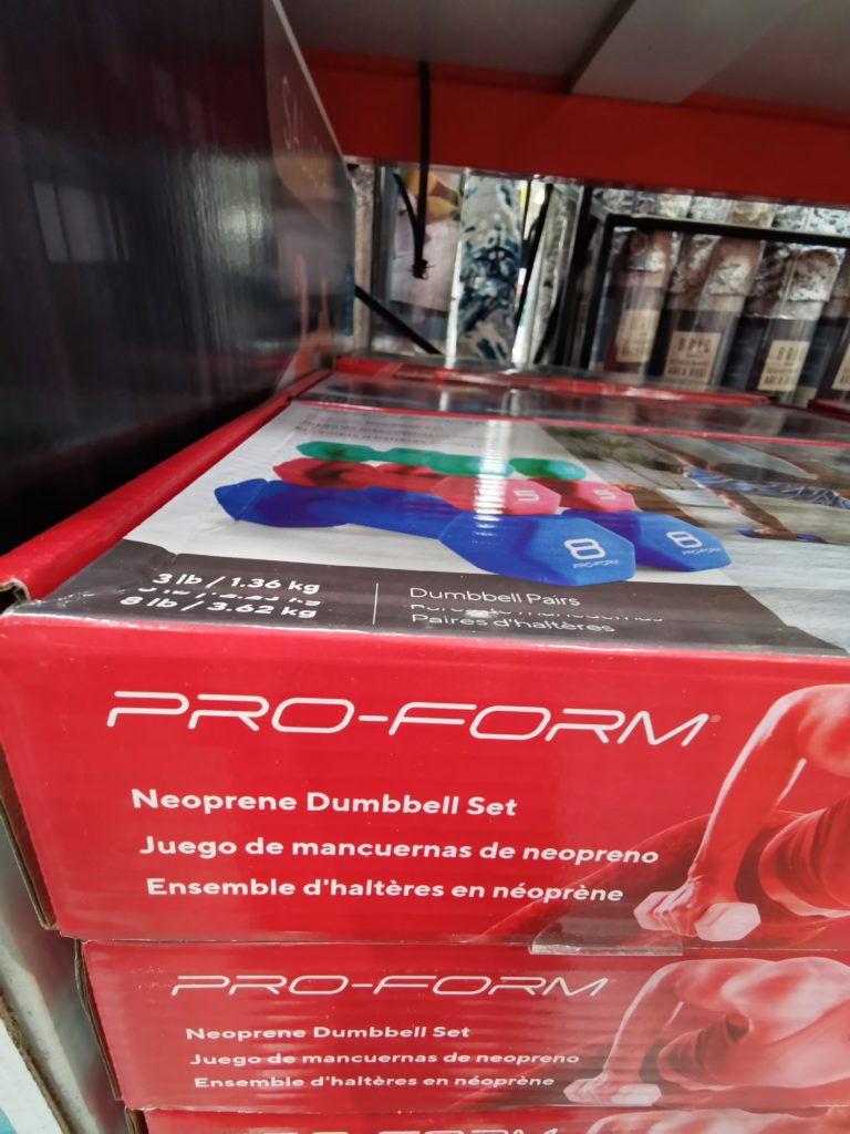 Costco1551180ProForm32LBSNeopreneDumbbellSet CostcoChaser