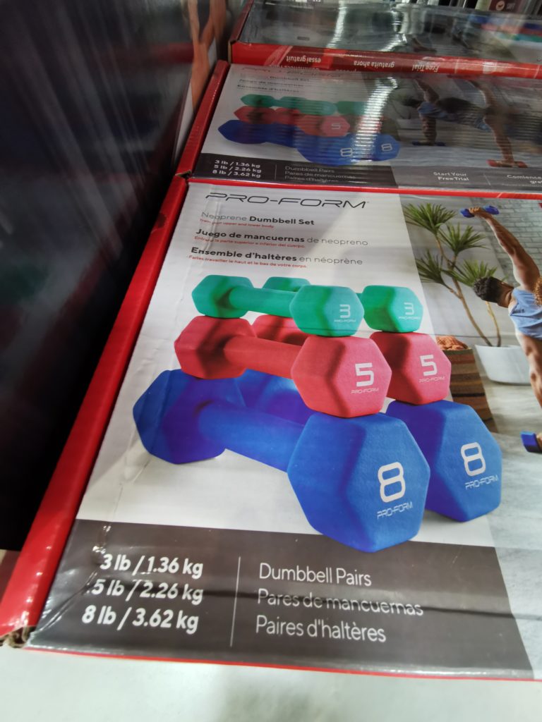 Costco1551180ProForm32LBSNeopreneDumbbellSet2 CostcoChaser