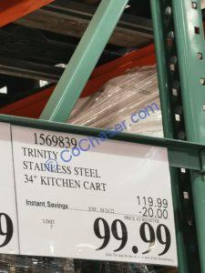 Costco-1569839-TRINITY-EcoStorage-Stainless-Steel-Kitchen-Cart-tag