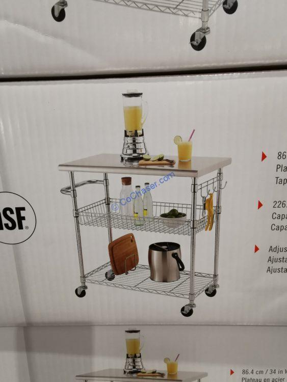 Costco-1569839-TRINITY-EcoStorage-Stainless-Steel-Kitchen-Cart1