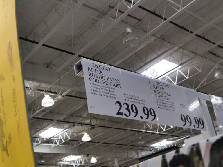 Costco2622047KeterPatioCoolerBeverageCarttag CostcoChaser
