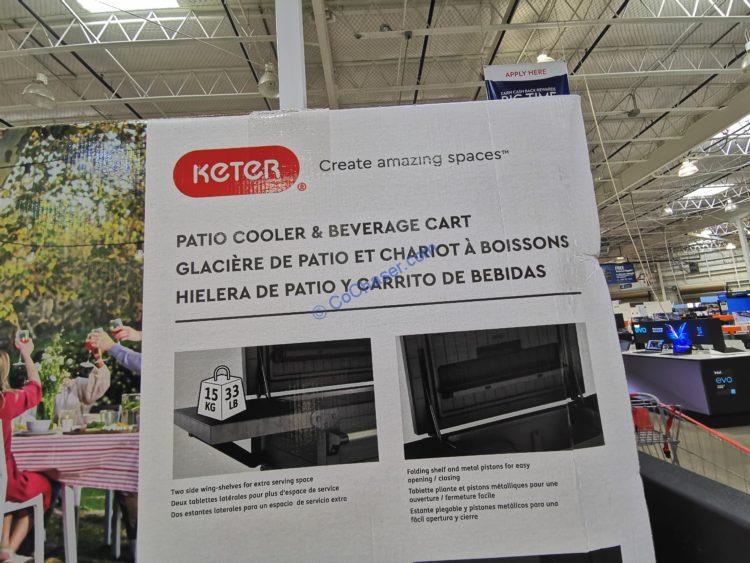 Costco2622047KeterPatioCoolerBeverageCart2 CostcoChaser