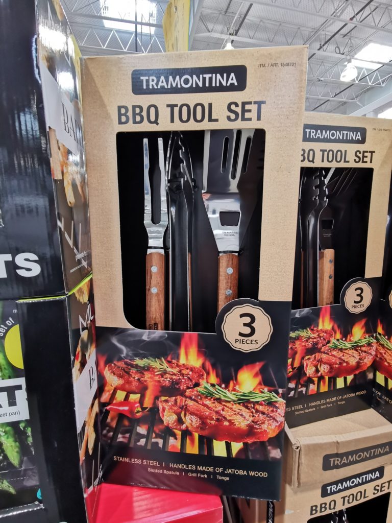 Tramontina 3Piece BBQ Tool Set CostcoChaser
