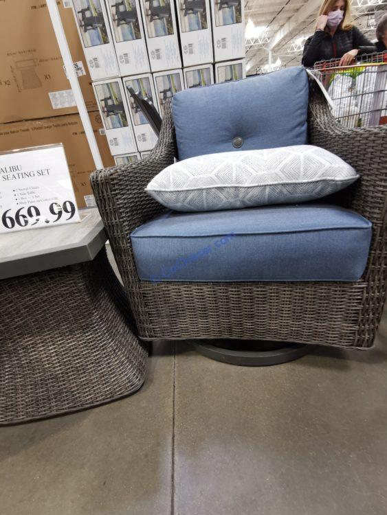 SunVilla Malibu 3piece Woven Seating Set CostcoChaser