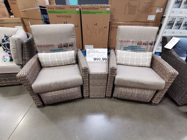 Barcalounger Montclair 3piece Woven Recliner Set CostcoChaser