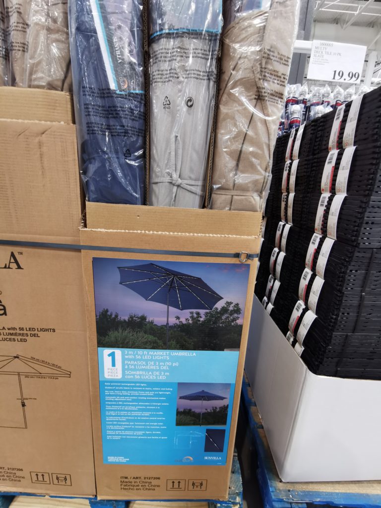 Costco2127206Sunvilla10FTSolarLEDMarketUmbrella CostcoChaser