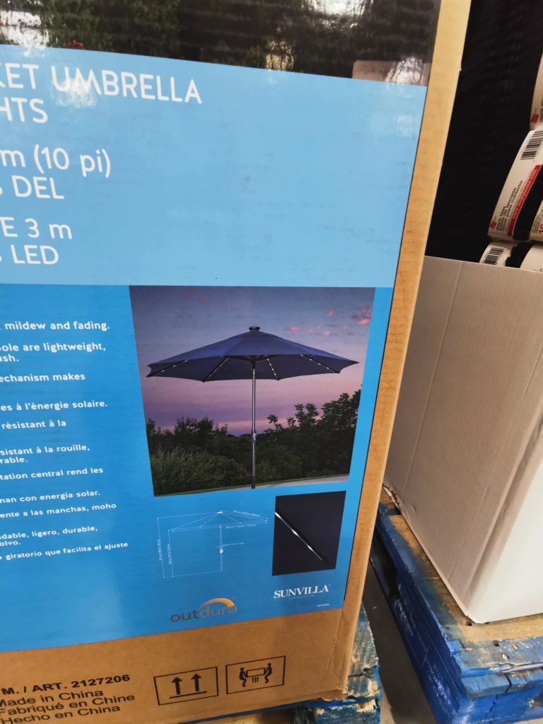 Costco2127206Sunvilla10FTSolarLEDMarketUmbrella2 CostcoChaser