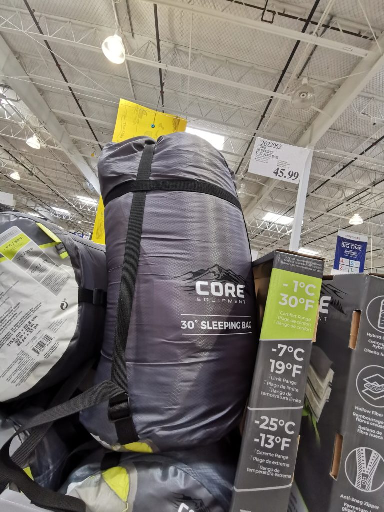 Core 30 Degree Hybrid Sleeping Bag CostcoChaser