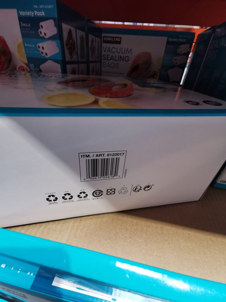 Costco8122017KirklandSignatureVacuumSealingBagsbar1 CostcoChaser