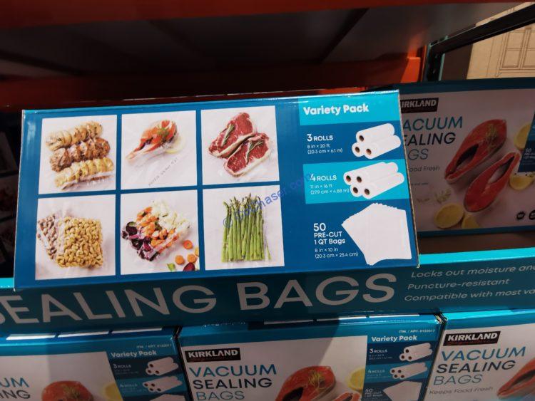 Kirkland Signature Vacuum Sealing Bags, Assortment Pack CostcoChaser