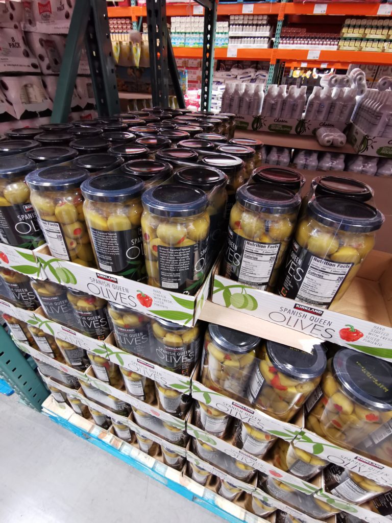 Kirkland Signature Pimiento Stuffed Olive 2/21 Ounce Jars CostcoChaser