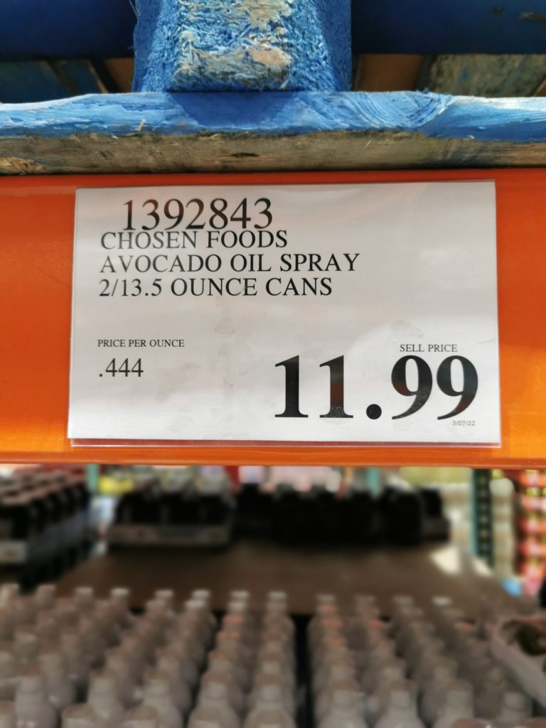 Costco1392843ChosenFoodsAvocadoOilSpraytag CostcoChaser