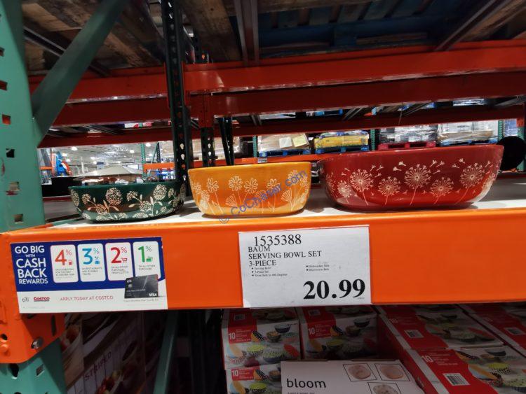 Costco1535388BaumInFullBloom3pieceServingBowlSet CostcoChaser