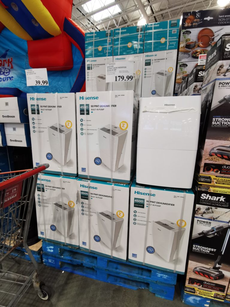 Costco1575321Hisense50PintDehumidifierwithBuiltInPumpall