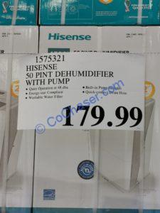 Costco-1575321-Hisense-50-Pint-Dehumidifier-with-Built-In-Pump-tag