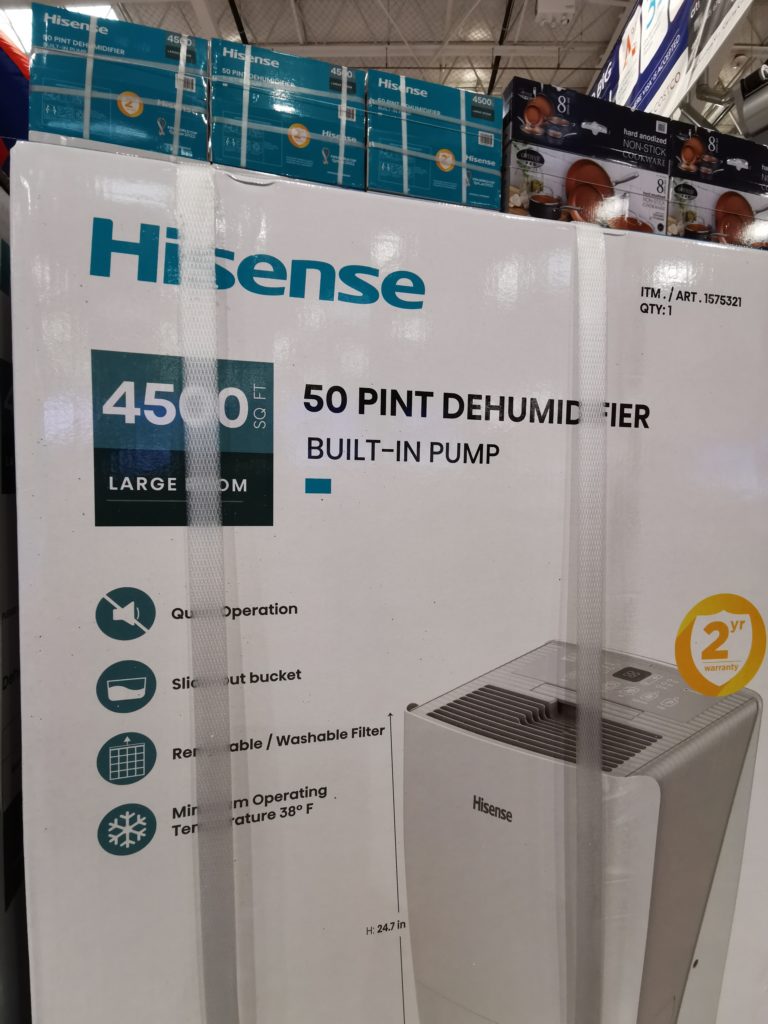Costco1575321Hisense50PintDehumidifierwithBuiltInPump2