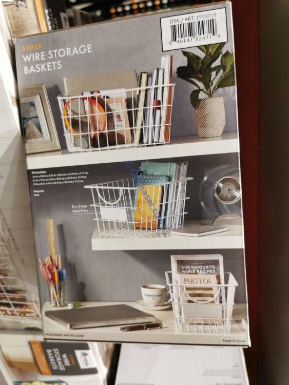 Costco1599719MesaWireBasketsSet3 CostcoChaser