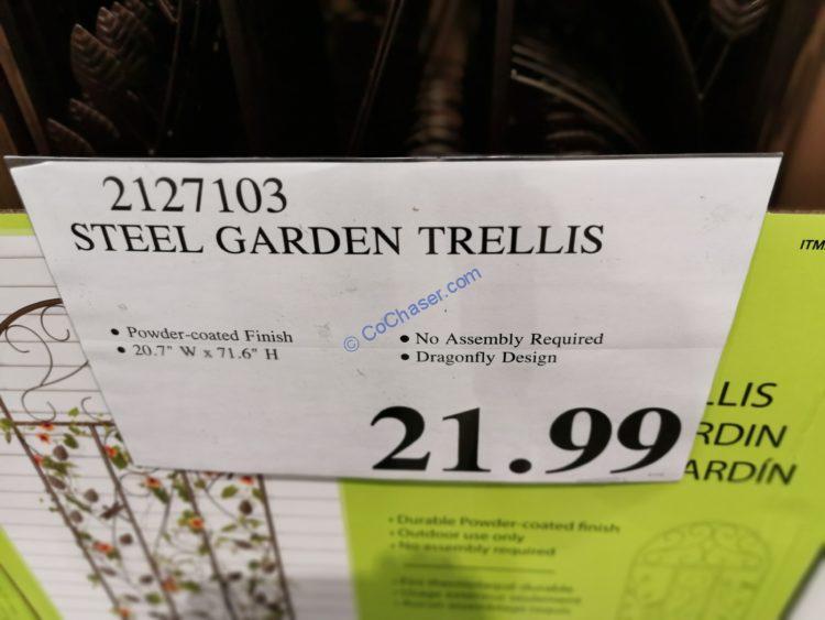 Costco2127103SteelGardenTrellistag CostcoChaser