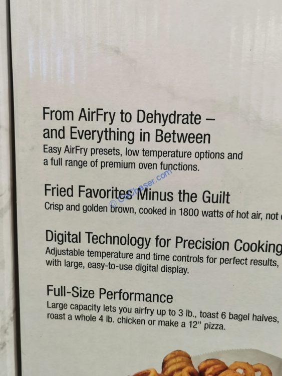 Cuisinart Digital AirFry Toaster Oven, Model CTOA130PC2 CostcoChaser